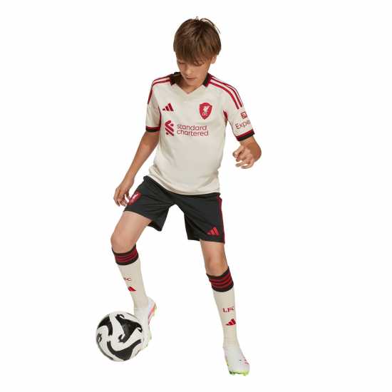 Adidas Liverpool Away Shorts 2025 2026 Juniors  Детски къси панталони