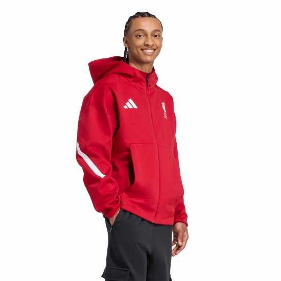 Adidas Liverpool Anthem Jacket Adults Adidas Liverpool Anthem Jacket Adults