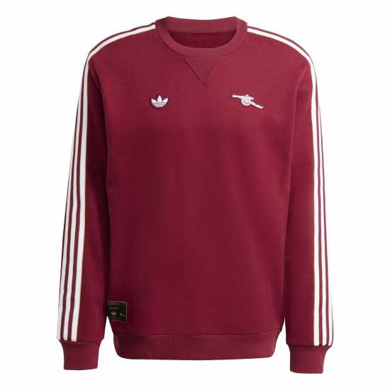 Adidas Мъжки Пуловер Обло Деколте Arsenal Terrace Icons Crew Neck Sweater Mens Adidas Мъжки Пуловер Обло Деколте Arsenal Terrace Icons Crew Neck Sweater Mens