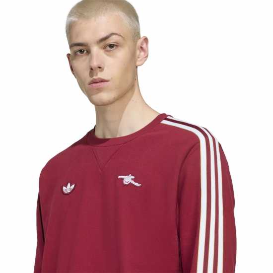 Adidas Мъжки Пуловер Обло Деколте Arsenal Terrace Icons Crew Neck Sweater Mens Adidas Мъжки Пуловер Обло Деколте Arsenal Terrace Icons Crew Neck Sweater Mens