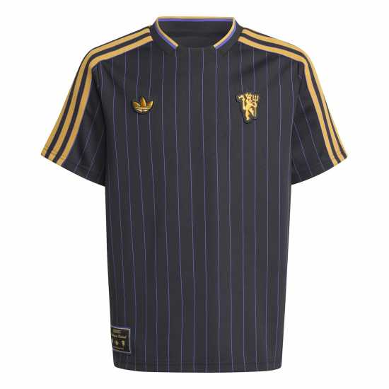 Adidas Manchester United Icon Shirt Juniors Adidas Manchester United Icon Shirt Juniors