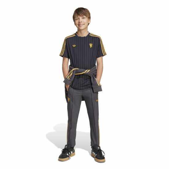 Adidas Manchester United Icon Shirt Juniors Adidas Manchester United Icon Shirt Juniors
