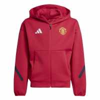 Adidas Manchester United Anthem Jacket 2025 2026 Juniors  Футболни тренировъчни горнища