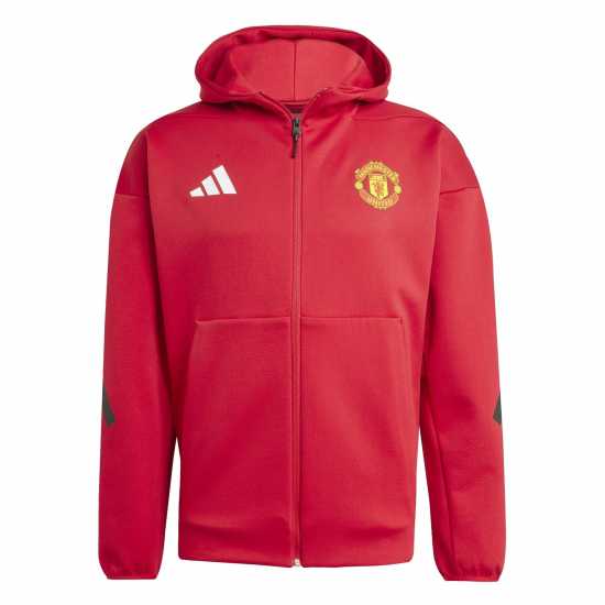 Футболни тренировъчни якета Adidas Manchester United Anthem Jacket 2025 2026 Mens Adidas Manchester United Anthem Jacket 2025 2026 Mens Футболни тренировъчни якета