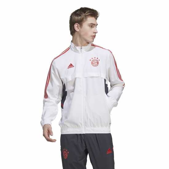 Adidas Мъжко Яке Fc Bayern Pre Match Jacket Mens  Футболни тренировъчни якета