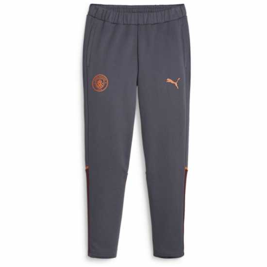 Puma Mcfc Casuals Pants Tracksuit Bottom Mens Strong Grey 