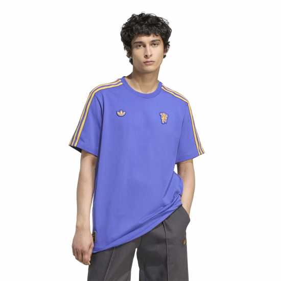 Adidas Мъжка Риза Manchester Icon T-Shirt Mens  