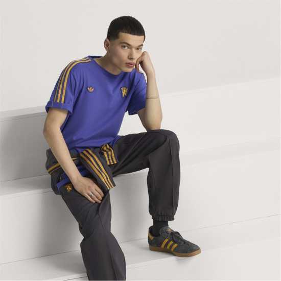 Adidas Мъжка Риза Manchester Icon T-Shirt Mens  