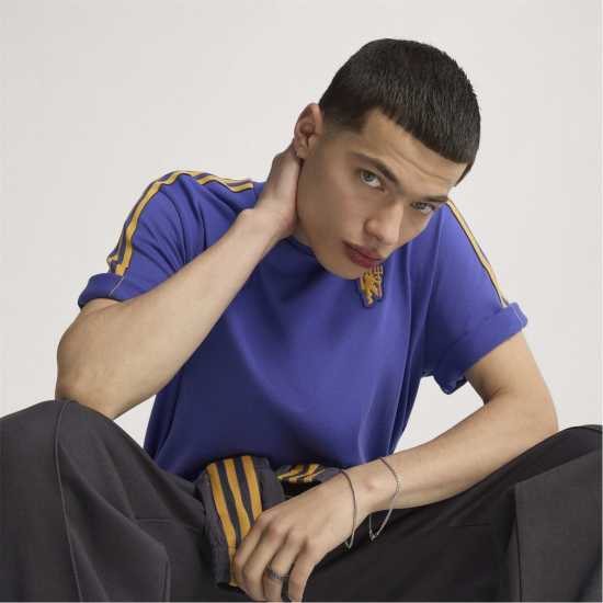 Adidas Мъжка Риза Manchester Icon T-Shirt Mens  