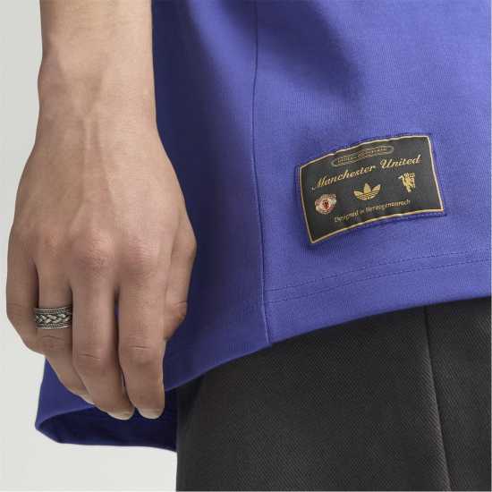 Adidas Мъжка Риза Manchester Icon T-Shirt Mens  