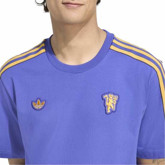 Adidas Мъжка Риза Manchester Icon T-Shirt Mens  