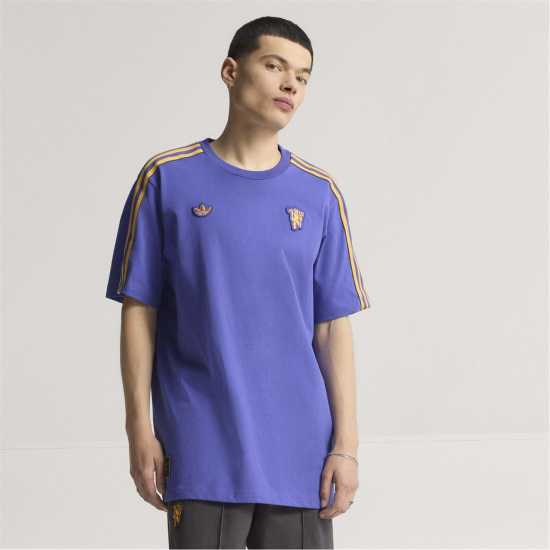 Adidas Мъжка Риза Manchester Icon T-Shirt Mens  
