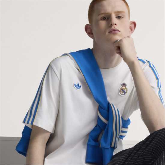 Adidas Real Madrid Icon T-Shirt 2025 2026 Mens  