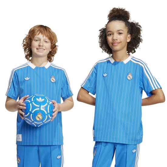 Adidas Real Madrid Icon Shirt 2025 2026 Juniors  