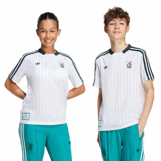 Adidas Liverpool Terrace Icons Shirt 2025 2026 Juniors  