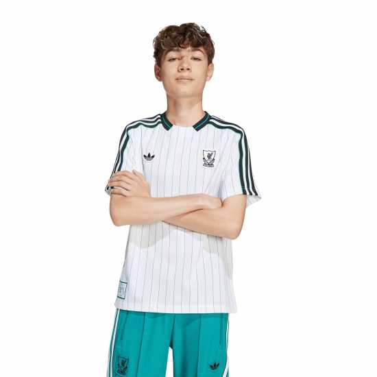 Adidas Liverpool Terrace Icons Shirt 2025 2026 Juniors  