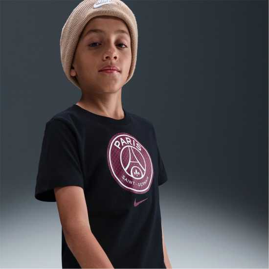 Детски тениски и фланелки Nike Psg Crest T-Shirt Juniors Nike Psg Crest T-Shirt Juniors Детски тениски и фланелки