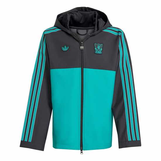 Футболни тренировъчни горнища Adidas Liverpool Terrace Icons Parka Juniors Adidas Liverpool Terrace Icons Parka Juniors Футболни тренировъчни горнища