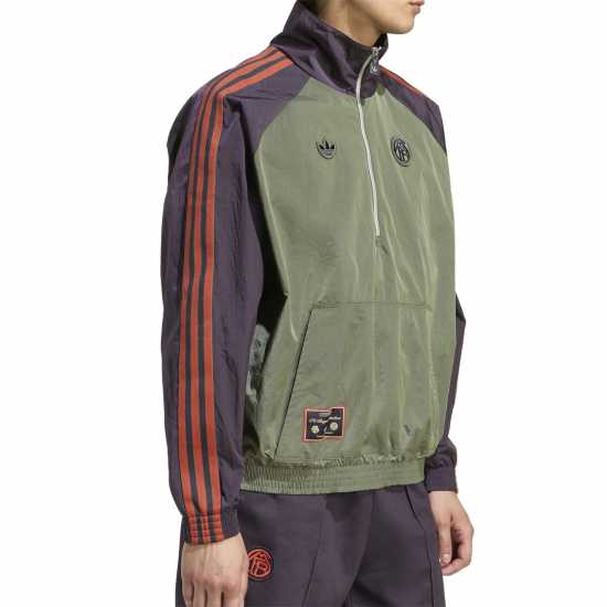 Adidas Мъжко Яке С Цип Bayern Munich Originals Icon Half Zip Jacket Mens Adidas Мъжко Яке С Цип Bayern Munich Originals Icon Half Zip Jacket Mens
