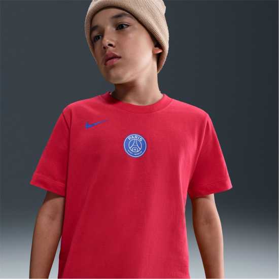 Детски тениски и фланелки Nike Psg T90 Remix T-Shirt Juniors Nike Psg T90 Remix T-Shirt Juniors Детски тениски и фланелки