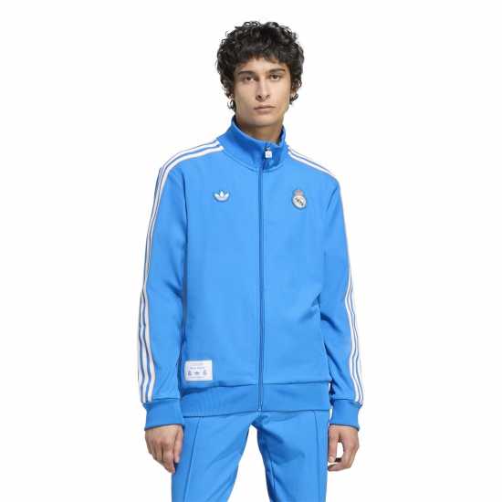 Adidas Мъжко Спортно Горнище Real Madrid Tracksuit Top Mens  