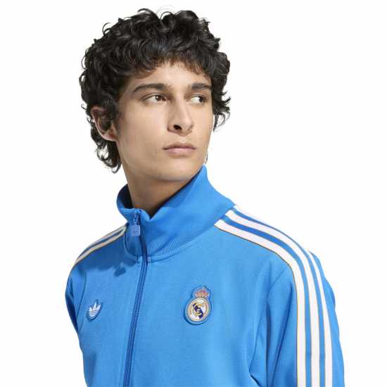 Adidas Мъжко Спортно Горнище Real Madrid Tracksuit Top Mens  