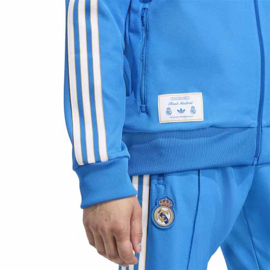Adidas Мъжко Спортно Горнище Real Madrid Tracksuit Top Mens  