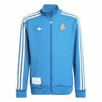 Adidas Real Madrid Tracksuit Top Juniors  