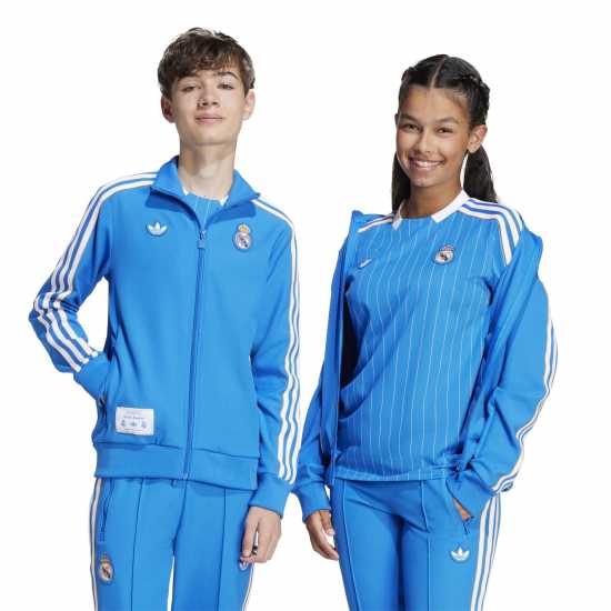 Adidas Real Madrid Tracksuit Top Juniors Adidas Real Madrid Tracksuit Top Juniors