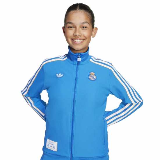 Adidas Real Madrid Tracksuit Top Juniors Adidas Real Madrid Tracksuit Top Juniors