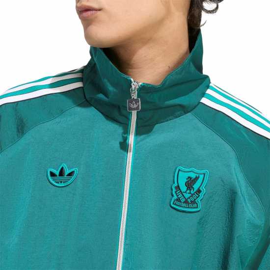 Adidas Мъжко Яке С Цип Liverpool Icons Half Zip Jacket Mens  