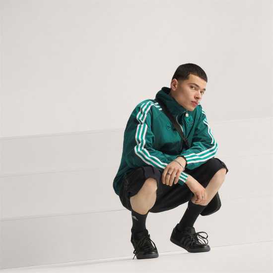 Adidas Мъжко Яке С Цип Liverpool Icons Half Zip Jacket Mens  