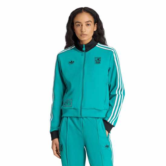 Adidas Liverpool Icons Tracksuit Top Womens Adidas Liverpool Icons Tracksuit Top Womens