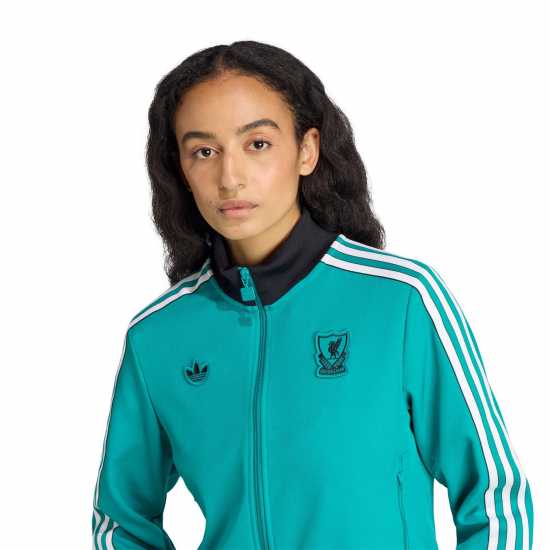 Adidas Liverpool Icons Tracksuit Top Womens Adidas Liverpool Icons Tracksuit Top Womens