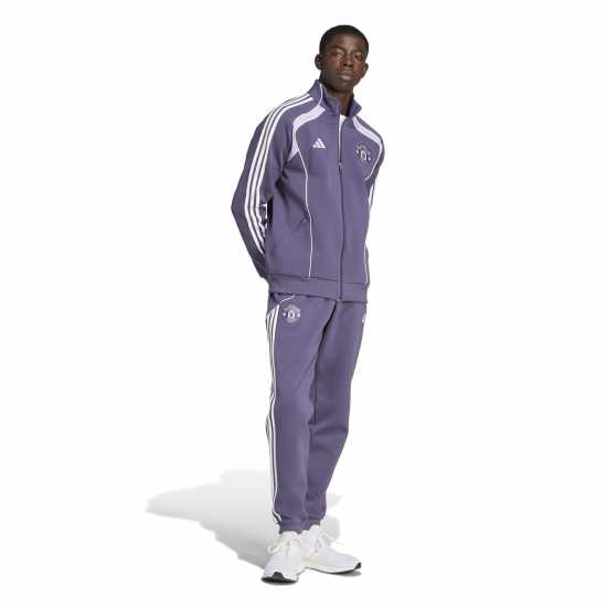 Футболни тренировъчни якета Adidas Мъжко Спортно Горнище Manchester United Ubp Doubleknit Tracksuit Top Mens Adidas Мъжко Спортно Горнище Manchester United Ubp Doubleknit Tracksuit Top Mens Футболни тренировъчни якета