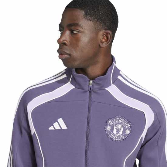 Футболни тренировъчни якета Adidas Мъжко Спортно Горнище Manchester United Ubp Doubleknit Tracksuit Top Mens Adidas Мъжко Спортно Горнище Manchester United Ubp Doubleknit Tracksuit Top Mens Футболни тренировъчни якета