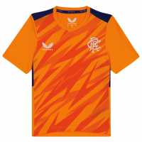 Castore Rangers Match T-Shirt 2023 2024 Juniors Orange Детски тениски и фланелки