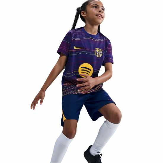 Nike Barcelona Home Pre Match Shirt 2025 2026 Juniors  Детски тениски и фланелки