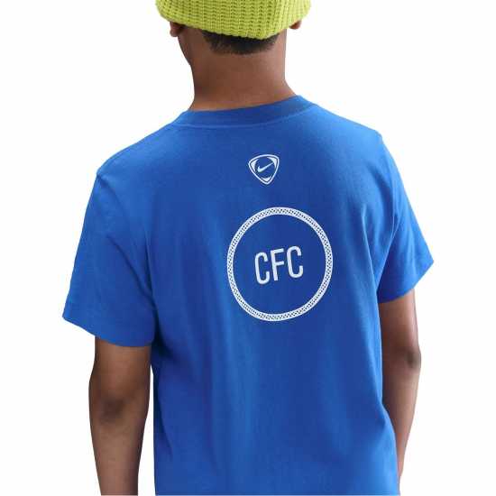 Детски тениски и фланелки Nike Chelsea T90 Remix T-Shirt Juniors Nike Chelsea T90 Remix T-Shirt Juniors Детски тениски и фланелки