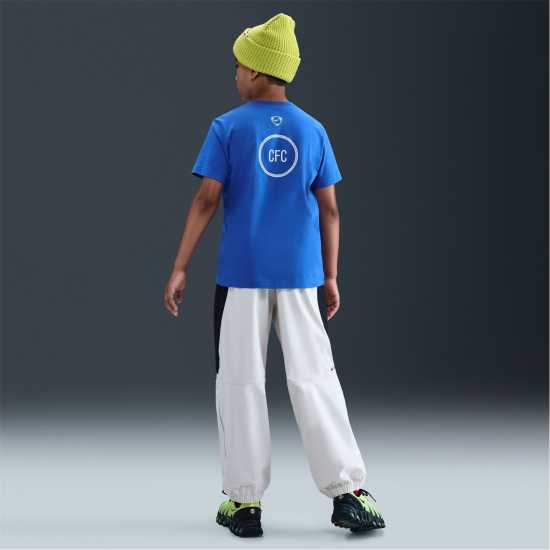 Детски тениски и фланелки Nike Chelsea T90 Remix T-Shirt Juniors Nike Chelsea T90 Remix T-Shirt Juniors Детски тениски и фланелки