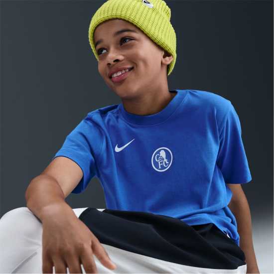 Детски тениски и фланелки Nike Chelsea T90 Remix T-Shirt Juniors Nike Chelsea T90 Remix T-Shirt Juniors Детски тениски и фланелки