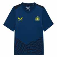 Тениска Castore Newcastle United Pre Match T Shirt 2023 2024 Junior Blue Детски тениски и фланелки
