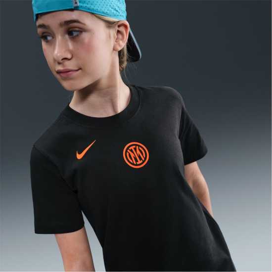 Детски тениски и фланелки Nike Inter Milan T90 Remix T-Shirt Juniors Nike Inter Milan T90 Remix T-Shirt Juniors Детски тениски и фланелки