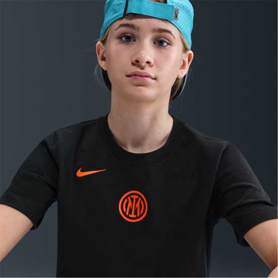 Детски тениски и фланелки Nike Inter Milan T90 Remix T-Shirt Juniors Nike Inter Milan T90 Remix T-Shirt Juniors Детски тениски и фланелки