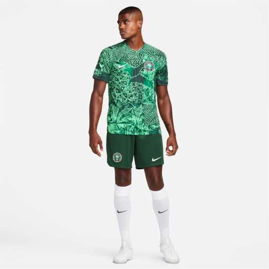 Nike Nigeria Home Match Short 2022 Mens Green Мъжки къси панталони
