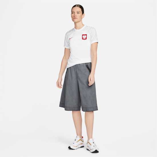Nike Домакинска Футболна Фланелка Poland Home Shirt 2022 Womens  Дамско облекло плюс размер