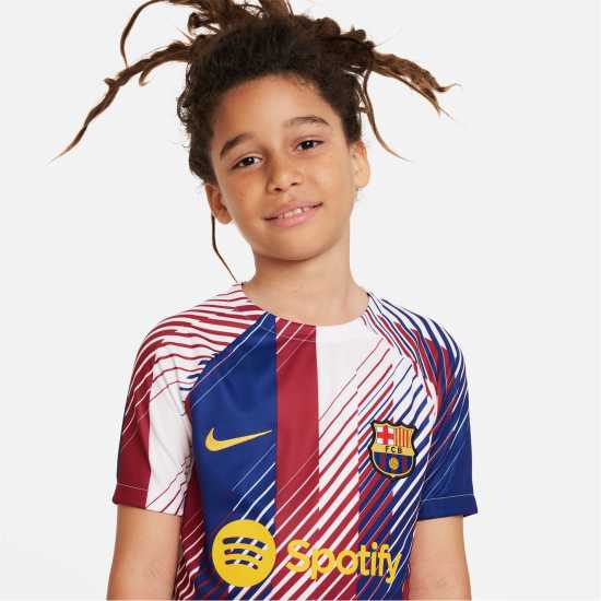Nike Домакинска Футболна Фланелка Barcelona Pre Match Home Shirt 2023 2024 Juniors  Детски тениски и фланелки