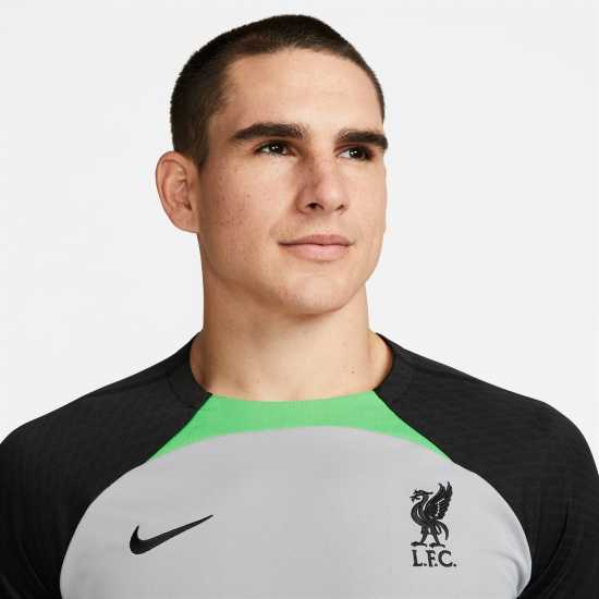 Nike Liverpool Strike Top 2023 2024 Adults Grey/Green Мъжки ризи