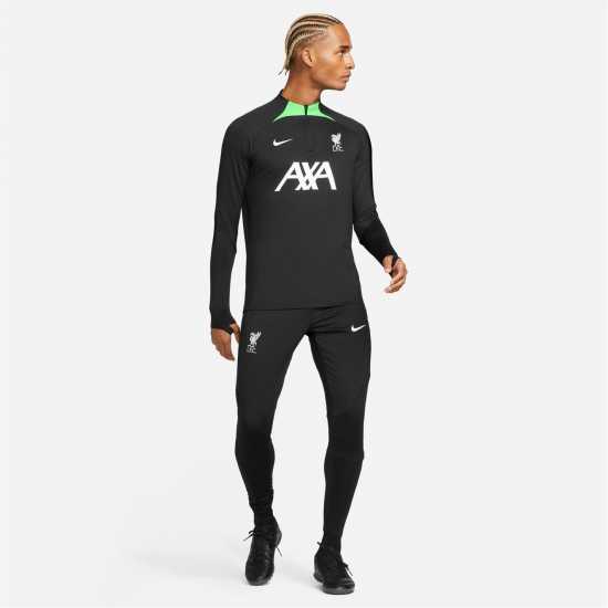 Nike Liverpool Drill Fit Strike Drill Top 2023 2024 Adults Black/Green Мъжки ризи
