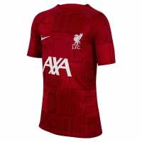 Nike Liverpool Home Pre-Match Jersey 2023 2024 Juniors
